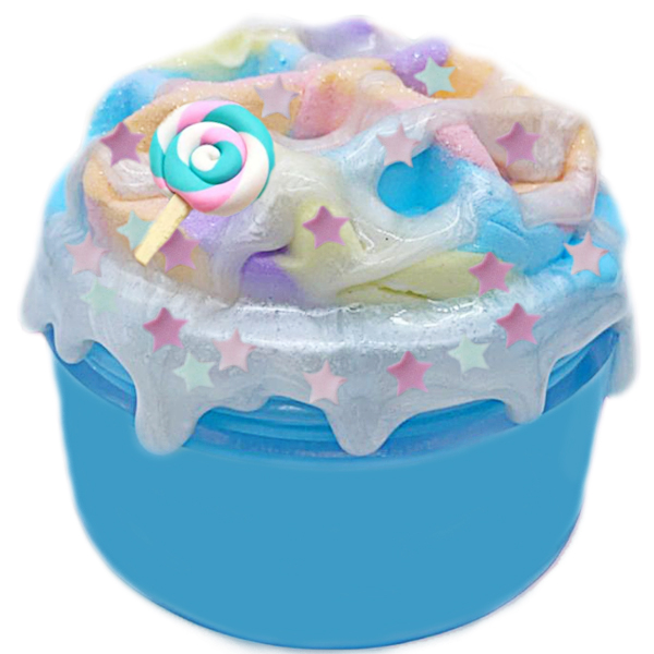 Unicorn Waffle and Lollypop slime
